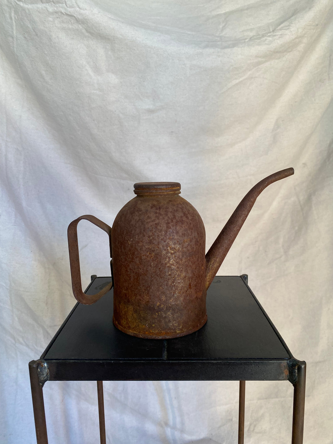 Rusted Vintage Railroad Oil Can