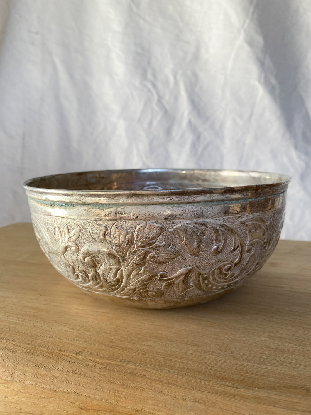 Silver Plated Vintage Serving Bowl