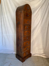 Load image into Gallery viewer, Antique Arched Wooden Chest of Drawers
