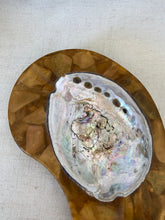 Load image into Gallery viewer, Lucite and Abalone Ashtray
