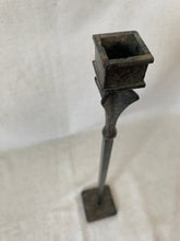 Load image into Gallery viewer, Metal, Hand Forged Candlestick; Signed &amp; Dated
