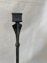 Load image into Gallery viewer, Metal, Hand Forged Candlestick; Signed &amp; Dated

